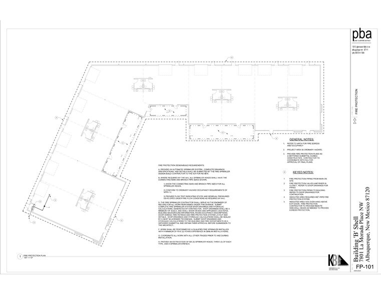 7801 La Morada Pl NW, Albuquerque, NM à louer - Plan de site – Image 3 sur 4