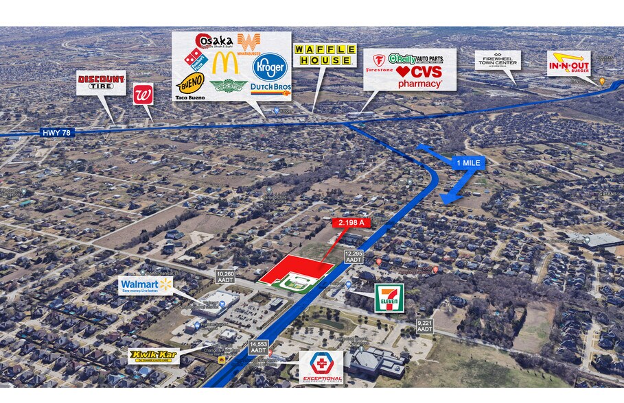 6600 Murphy Rd, Sachse, TX à vendre - Photo principale – Image 1 sur 3