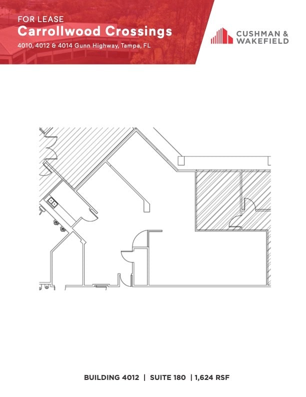 4010 Gunn Hwy, Tampa, FL à louer Plan d’étage– Image 1 sur 1