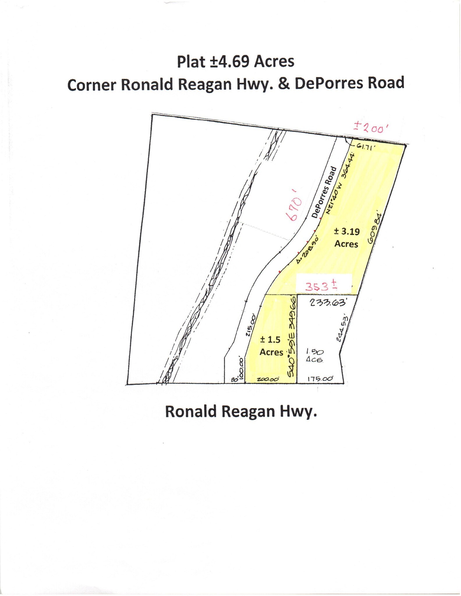 Ronald Reagan -1, Covington, LA à vendre Plan cadastral– Image 1 sur 2