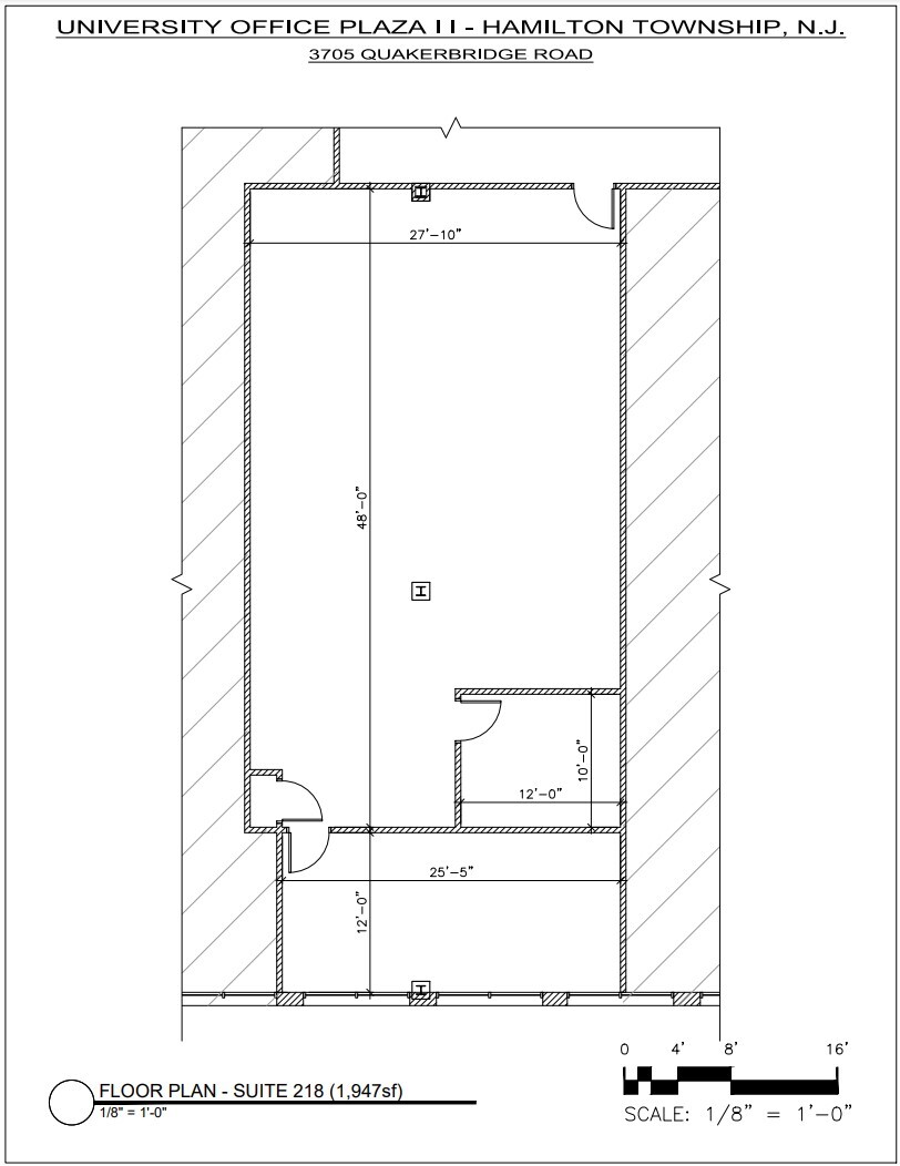 3705 Quakerbridge Rd, Hamilton, NJ à louer Plan d’étage– Image 1 sur 1