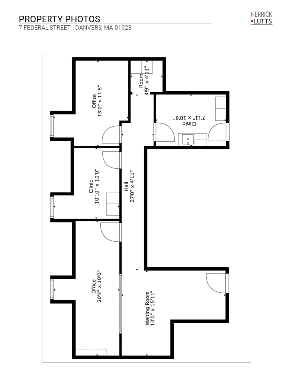 7 Federal St, Danvers, MA 01923 - Lot 33 -  - Plan d’étage - Image 1 of 4