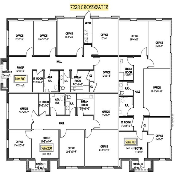 7222 Crosswater Ave, Tyler, TX à louer - Plan d’étage – Image 2 sur 7