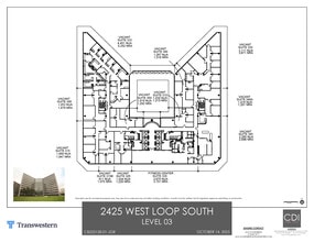 2425 West Loop South, Houston, TX à louer Plan d’étage– Image 1 sur 1