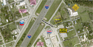 Plus de détails pour NEC IH-35 Frontage & 6th Street rd, Jarrell, TX - Terrain à vendre