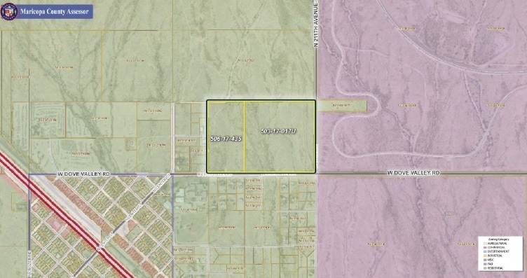 211th Ave & Dove Valley Rd, Wittmann, AZ à vendre - Aérien – Image 2 sur 3
