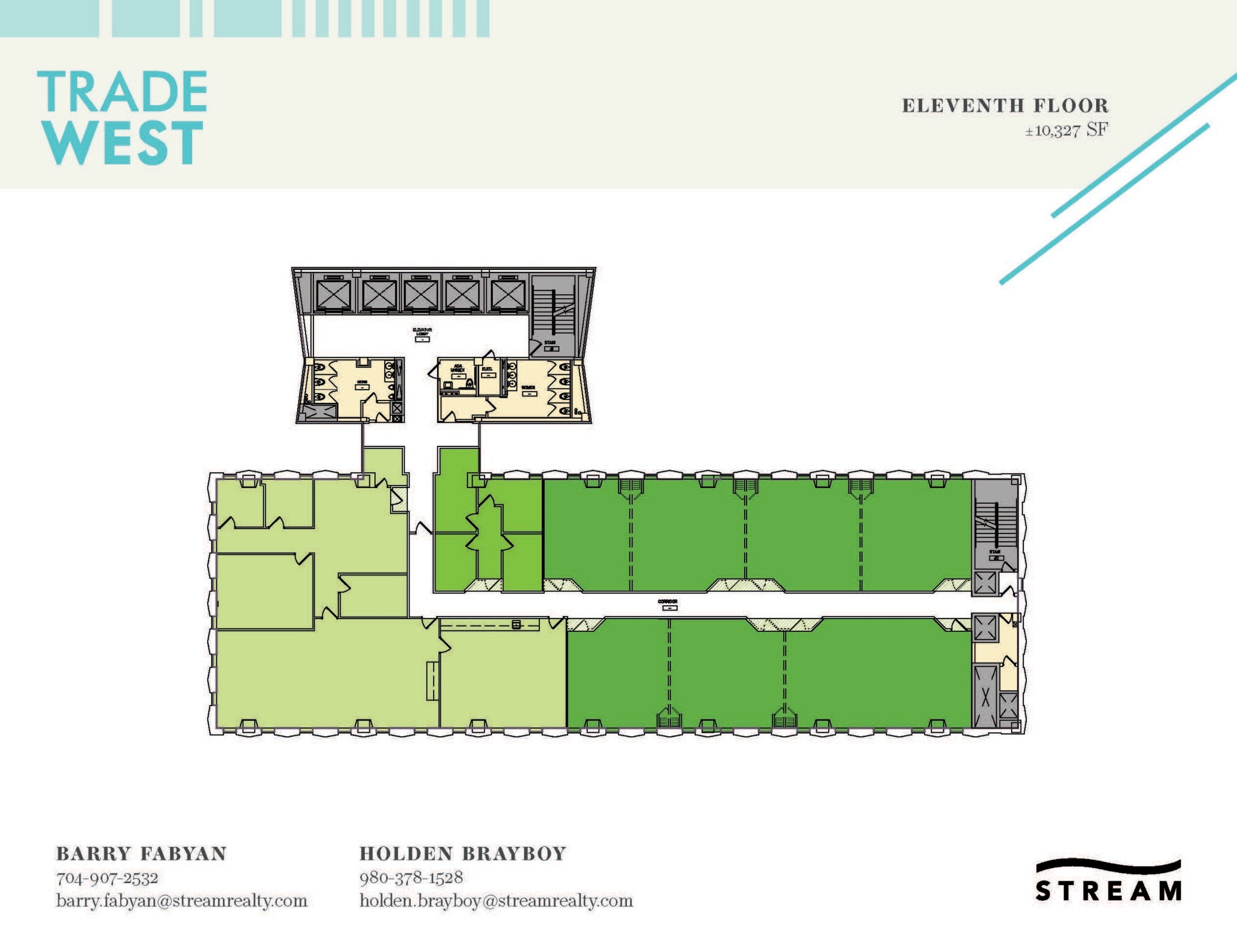129 W Trade St, Charlotte, NC à louer Plan d’étage– Image 1 sur 1