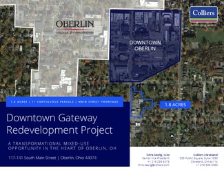 Plus de détails pour 117-141 S Main St, Oberlin, OH - Terrain à vendre