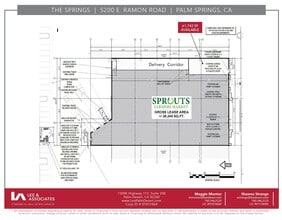 5200 E Ramon Rd, Palm Springs, CA à louer Plan d’étage– Image 1 sur 2
