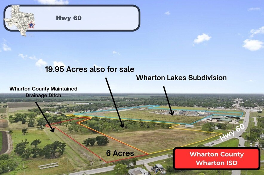 0 Highway 60, Wharton, TX à vendre - Photo principale – Image 1 sur 10