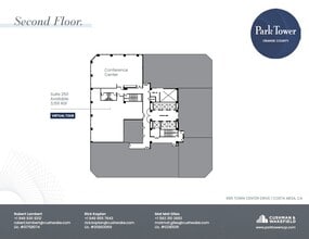 600 Anton Blvd, Costa Mesa, CA à louer Plan d’étage– Image 1 sur 1
