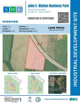 Plus de détails pour E Jeff Davis Hwy, Elkton, KY - Terrain à vendre
