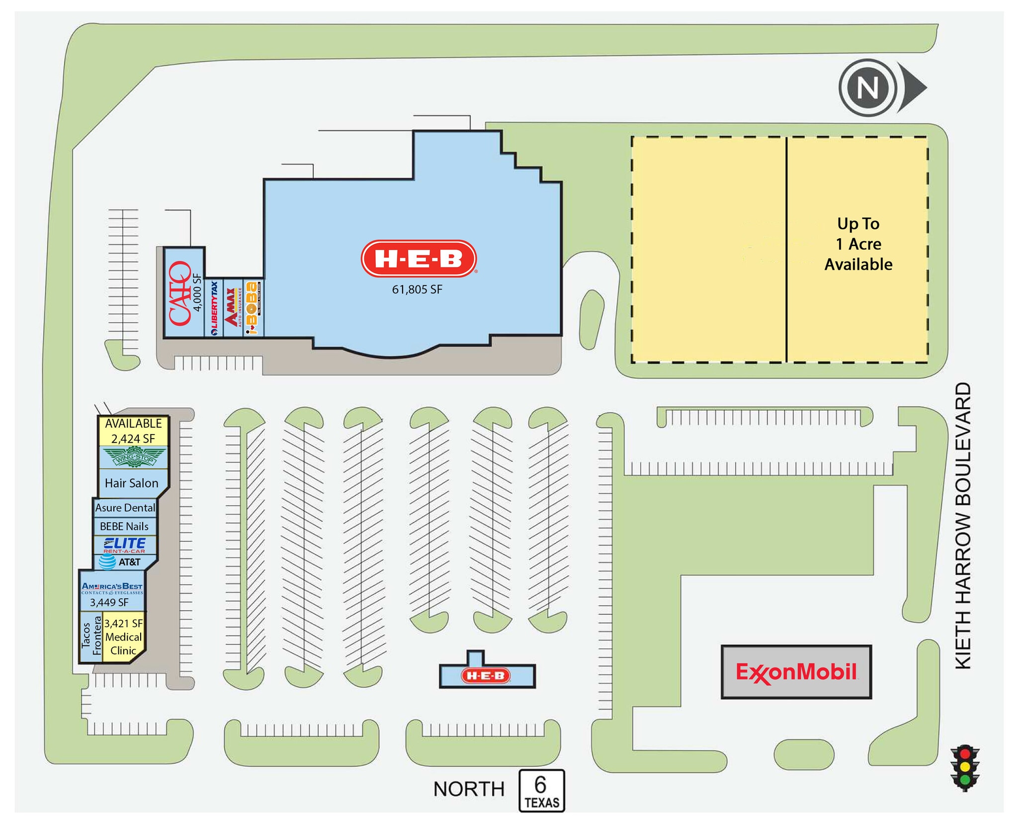 4805-4975 Highway 6 N, Houston, TX à louer Plan de site– Image 1 sur 1
