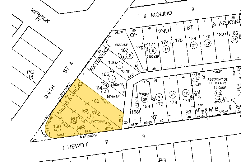 940-944 E 4th St, Los Angeles, CA à louer - Plan cadastral – Image 3 sur 3