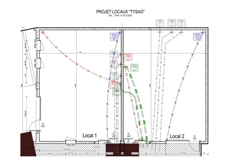 Bureau dans Saint-Vincent-de-Tyrosse à louer - Plan d’étage – Image 3 sur 3