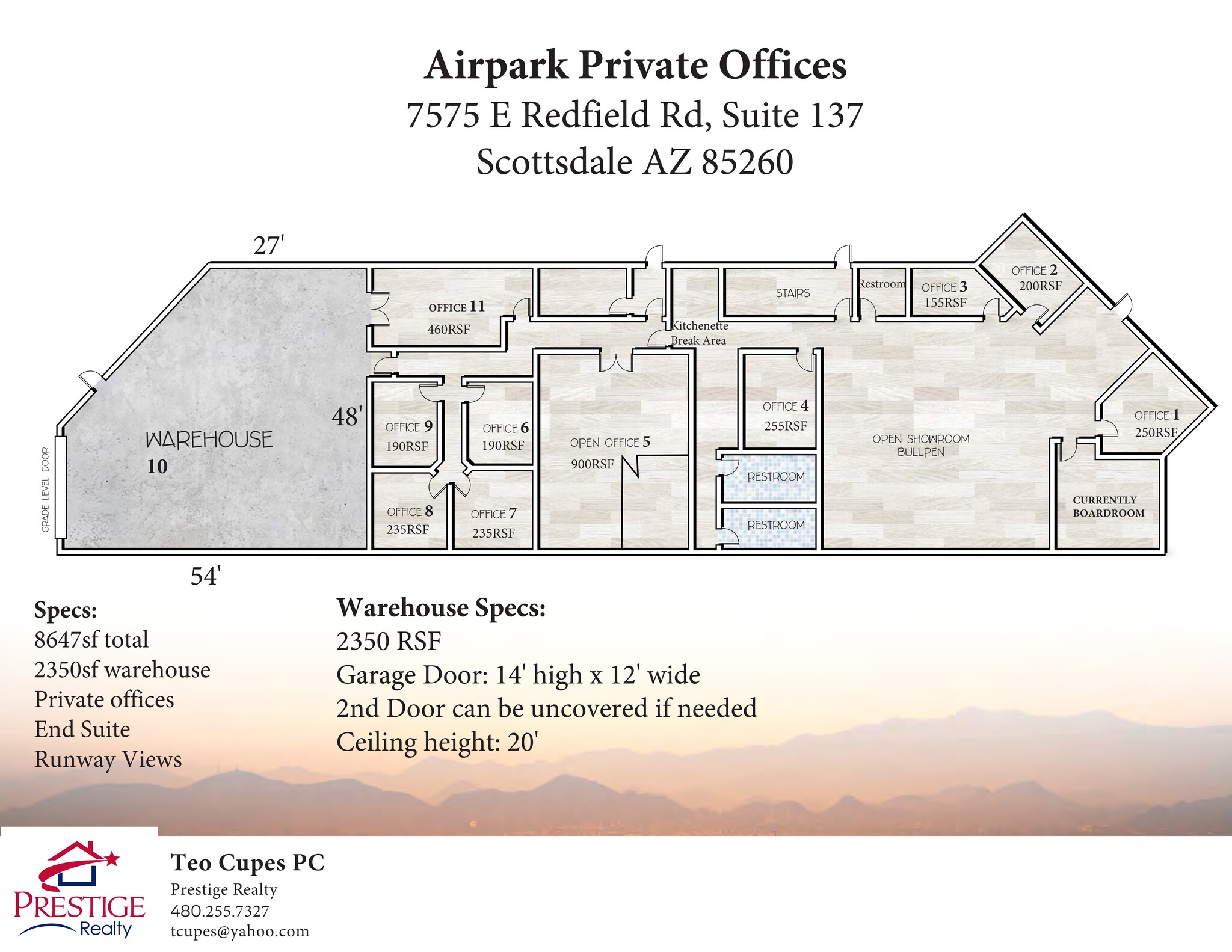 7575 E Redfield Rd, Scottsdale, AZ à louer Plan de site– Image 1 sur 1