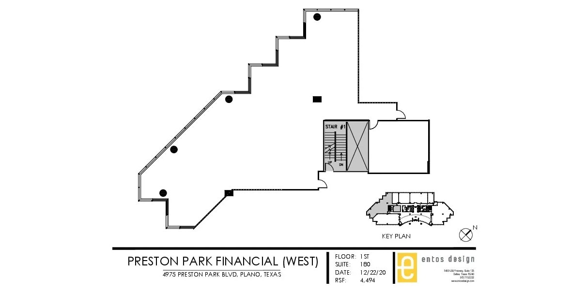 4975 Preston Park Blvd, Plano, TX à louer Plan d’étage– Image 1 sur 1