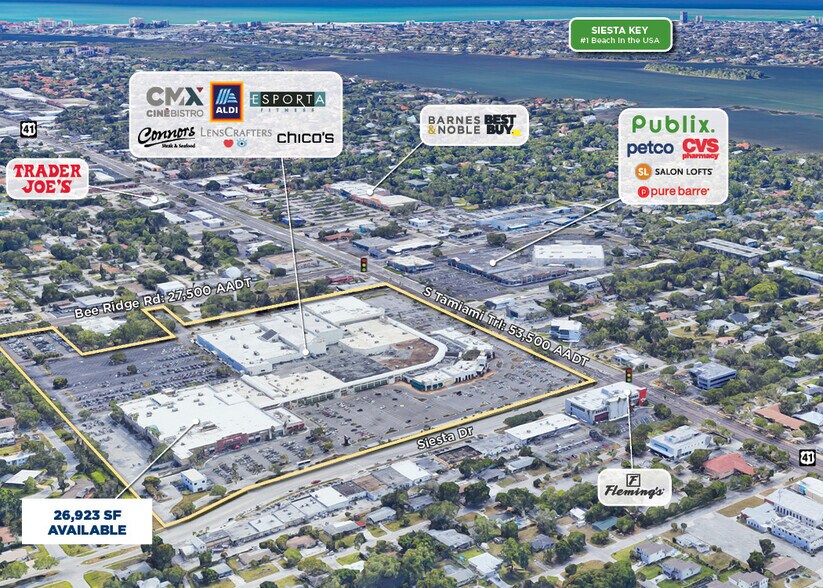 400 Southgate Mall, Sarasota, FL à louer - Aérien – Image 2 sur 2