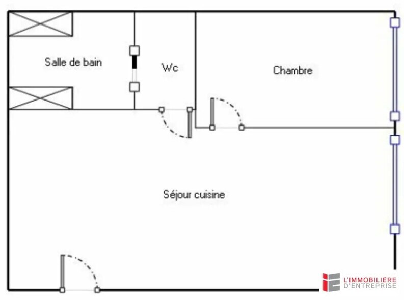 Local commercial dans Dinard à louer - Plan d’étage – Image 3 sur 3
