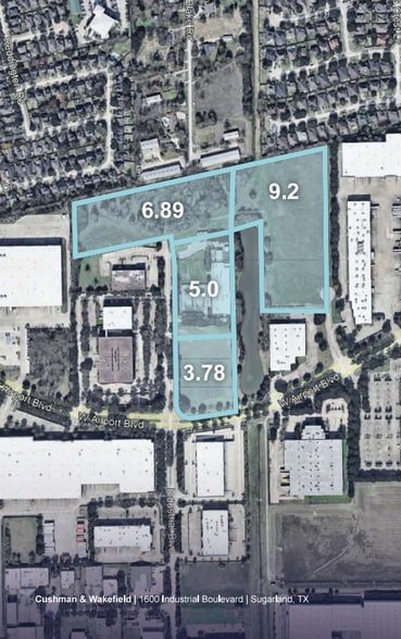 1600 Industrial Blvd, Sugar Land, TX à vendre - Aérien – Image 3 sur 7