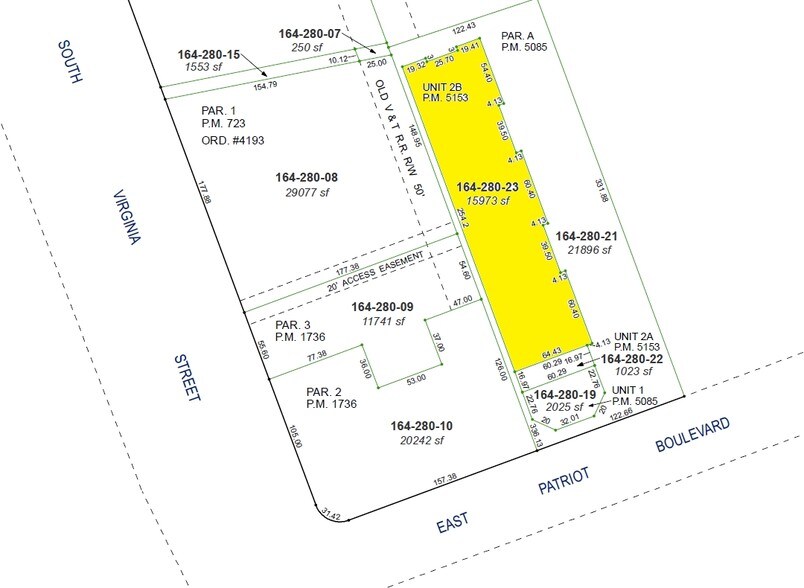 75 E Patriot Blvd, Reno, NV à louer - Plan cadastral – Image 2 sur 3