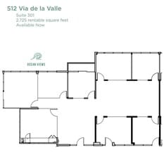 512 Via de la Valle, Solana Beach, CA à louer Plan d’étage– Image 1 sur 1