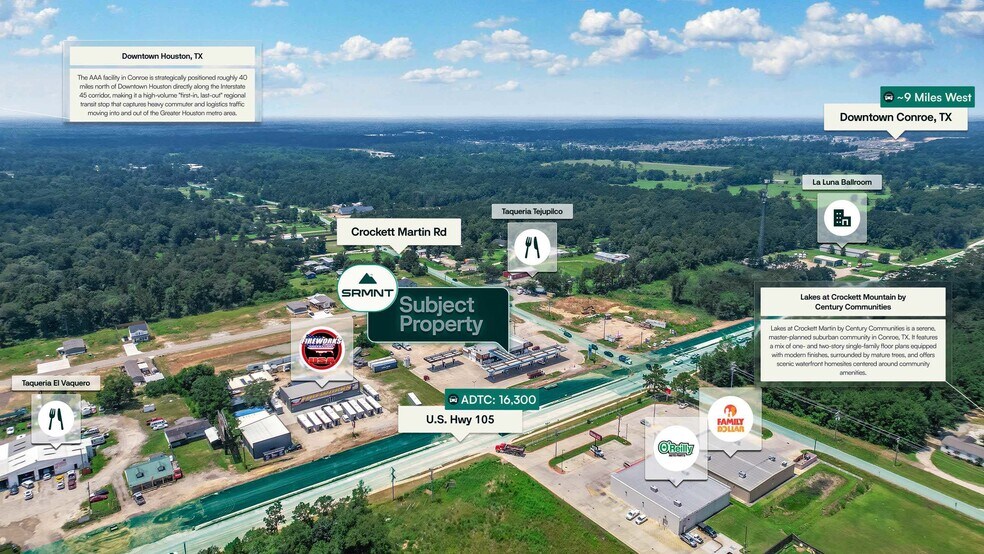 16244 E Texas 105, Conroe, TX à vendre - Photo de l’immeuble – Image 2 sur 3