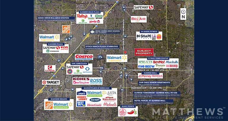 6956-7074 Sunrise Blvd, Citrus Heights, CA à vendre - Photo de l’immeuble – Image 3 sur 5