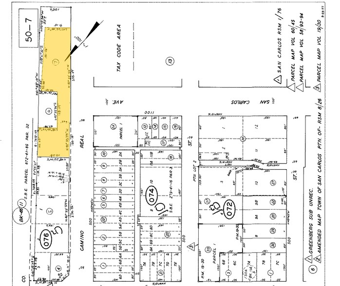 661 El Camino Real, San Carlos, CA à louer - Plan cadastral – Image 2 sur 6