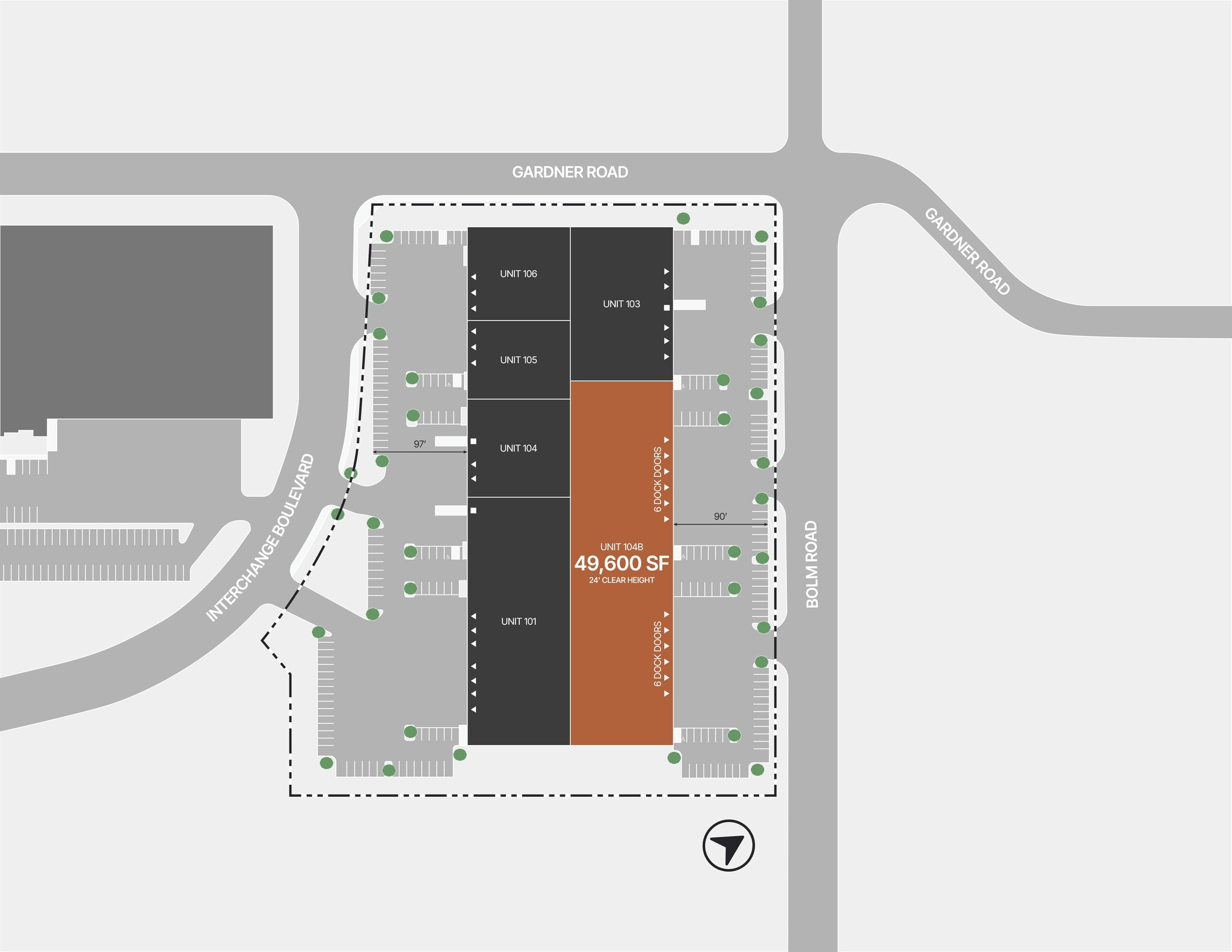 845 Interchange Blvd, Austin, TX à louer Plan de site– Image 1 sur 1