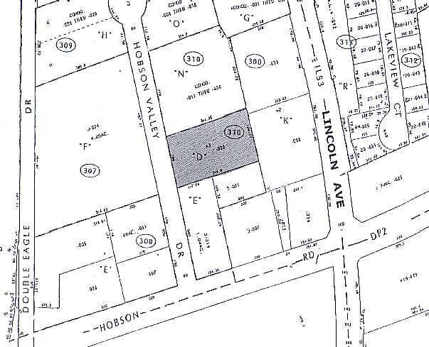6821-6823 Hobson Valley Dr, Woodridge, IL à louer - Plan cadastral – Image 2 sur 2