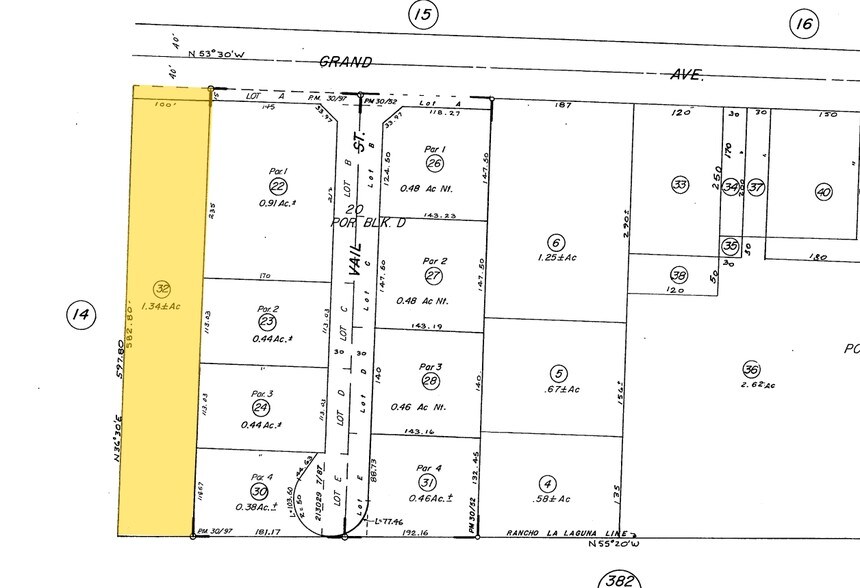18273 Grand Ave, Lake Elsinore, CA à vendre - Plan cadastral – Image 3 sur 6
