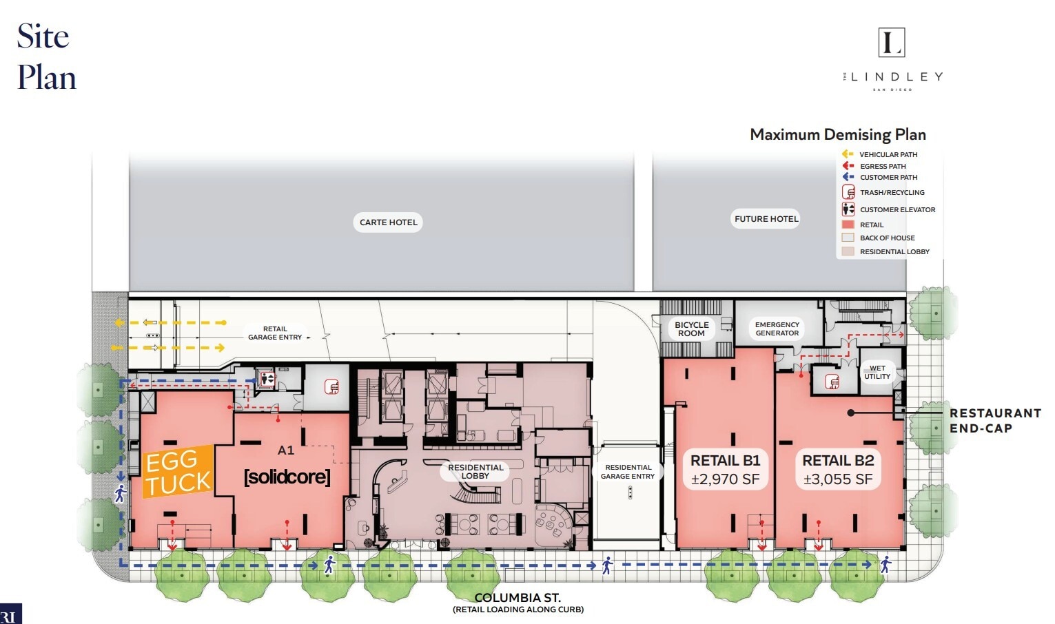 1331 Columbia St, San Diego, CA à louer Plan de site– Image 1 sur 1