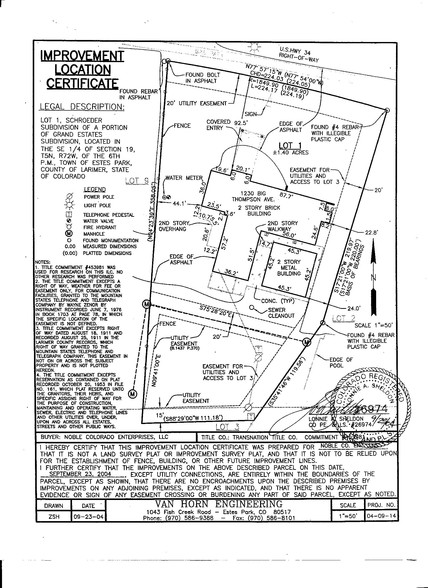 1230 Big Thompson Ave, Estes Park, CO à vendre - Plan cadastral – Image 3 sur 56