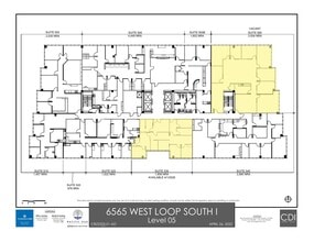 6565 West Loop South, Bellaire, TX à louer Plan d’étage– Image 1 sur 1