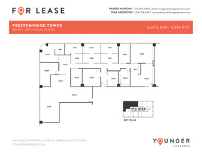 5151 Belt Line Rd, Dallas, TX à louer Plan d’étage– Image 1 sur 2
