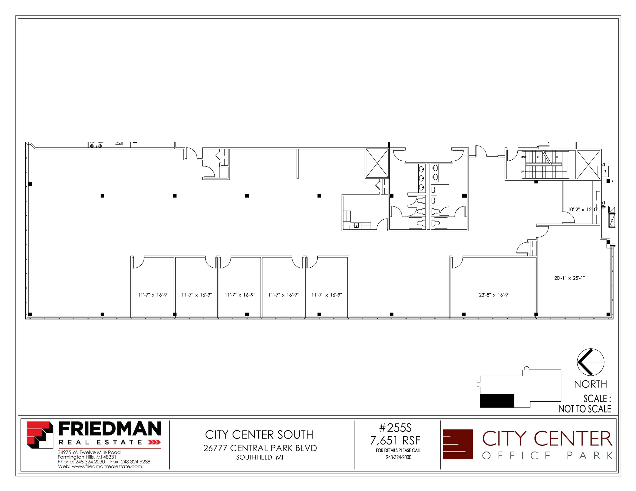 26777-26999 Central Park Blvd, Southfield, MI à louer Plan d’étage– Image 1 sur 2