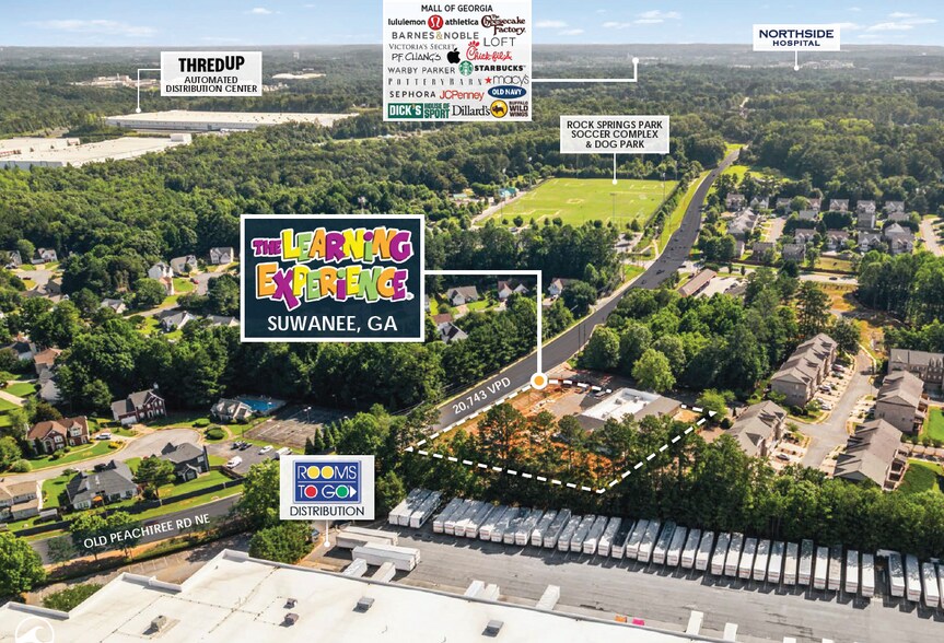 285 Old Peachtree Rd NW, Suwanee, GA à vendre - Photo de l’immeuble – Image 3 sur 5