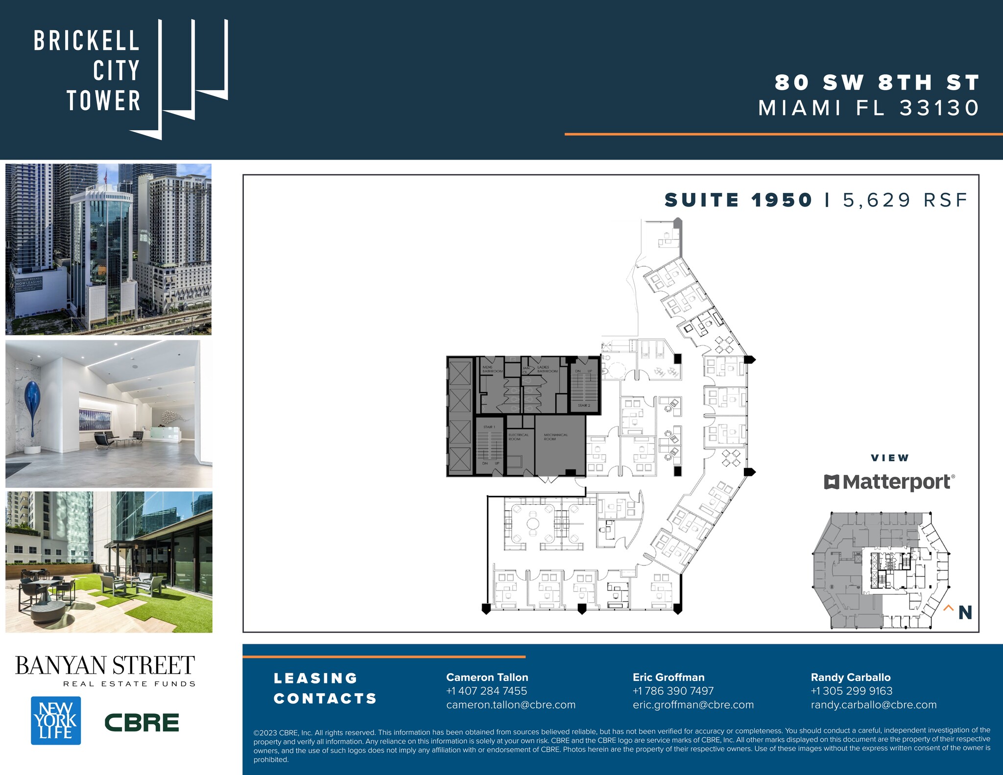 80 SW 8th St, Miami, FL à louer Plan de site– Image 1 sur 14