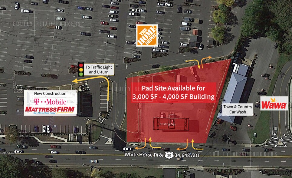 314 White Horse Pike N, Lawnside, NJ à louer - Photo de l’immeuble – Image 1 sur 1