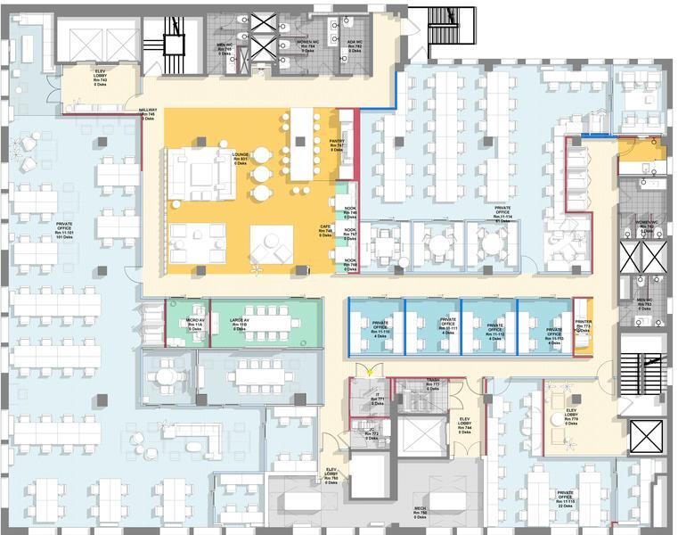 135 Madison Ave, New York, NY à louer Plan d’étage– Image 1 sur 2