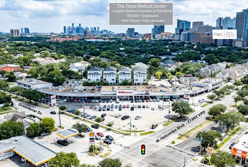 2236-2294 W Holcombe Blvd, Houston, TX à louer - Photo de l’immeuble – Image 1 sur 12