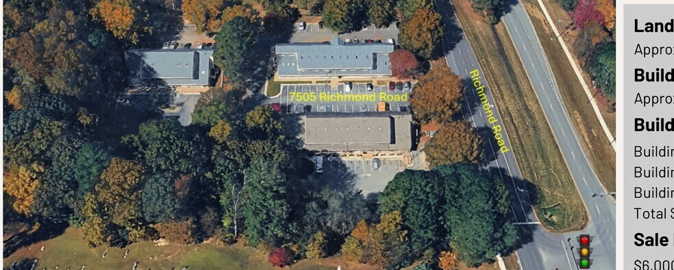7505 Richmond Rd, Williamsburg, VA à vendre - Aérien – Image 2 sur 3