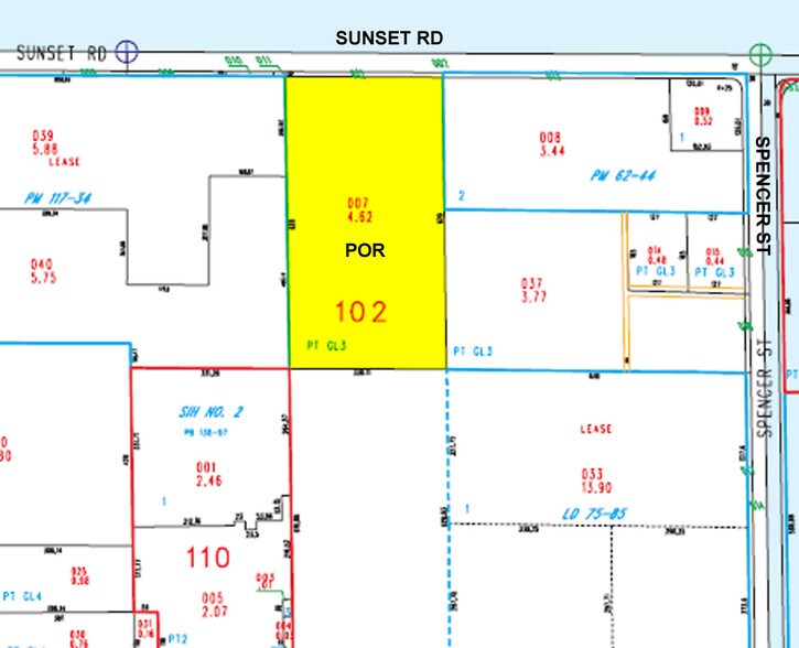 1631 E Sunset Rd, Las Vegas, NV à louer - Plan cadastral – Image 2 sur 4