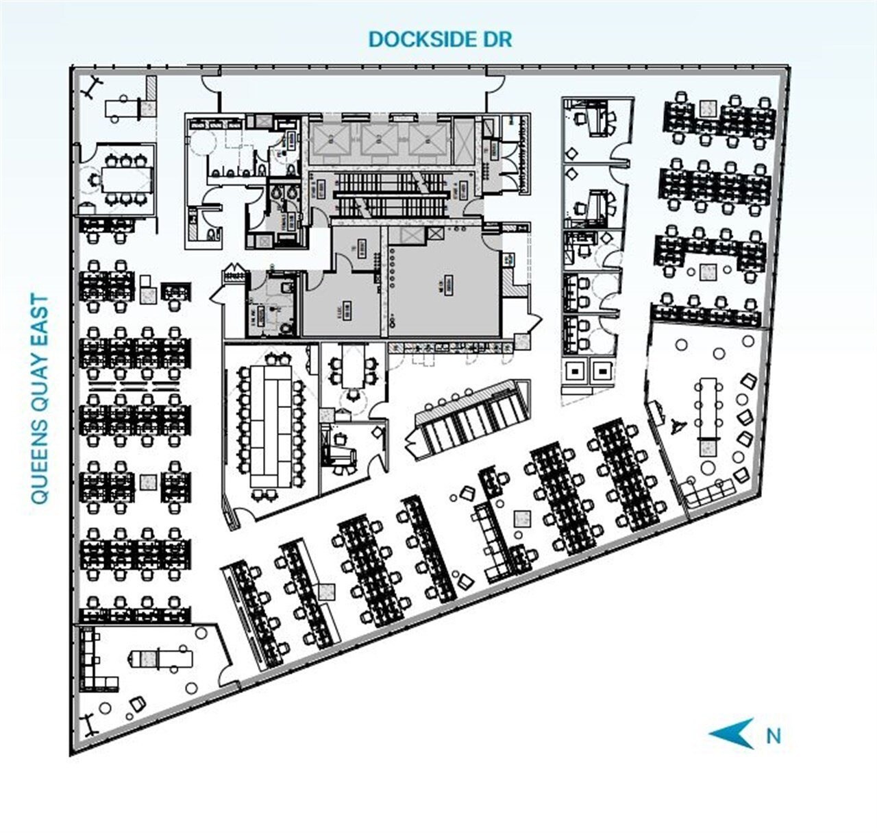 125 Queens Quay E, Toronto, ON à louer Plan d’étage– Image 1 sur 1