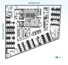 125 Queens Quay E, Toronto, ON à louer Plan d’étage– Image 1 sur 1