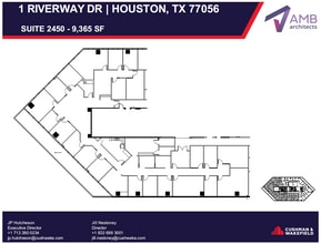1 Riverway, Houston, TX à louer Plan d’étage– Image 1 sur 1