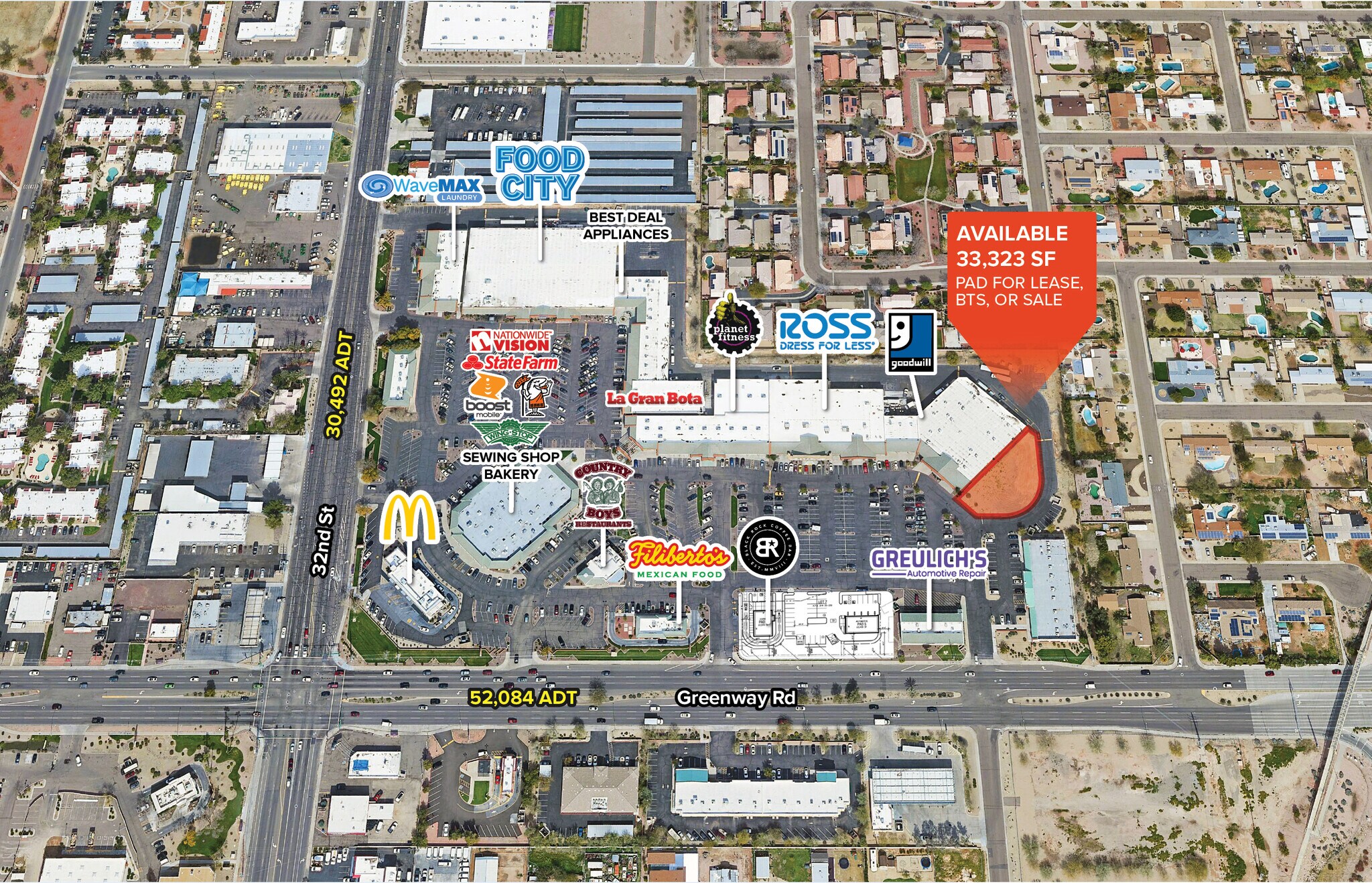 3340 E Greenway Rd, Phoenix, AZ à vendre Photo de l’immeuble– Image 1 sur 4