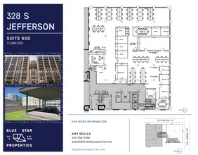 328 S Jefferson St, Chicago, IL à louer Plan d’étage– Image 2 sur 4