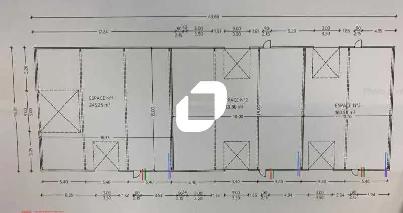 Local d’activités dans Gujan-Mestras à louer - Plan d’étage – Image 3 sur 3